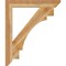 Ekena Millwork Merced Slat Rough Sawn Bracket, Western Red Cedar, 4"W x 32"D x 38"H BKT04X32X38MRC06RWR - alternate 2
